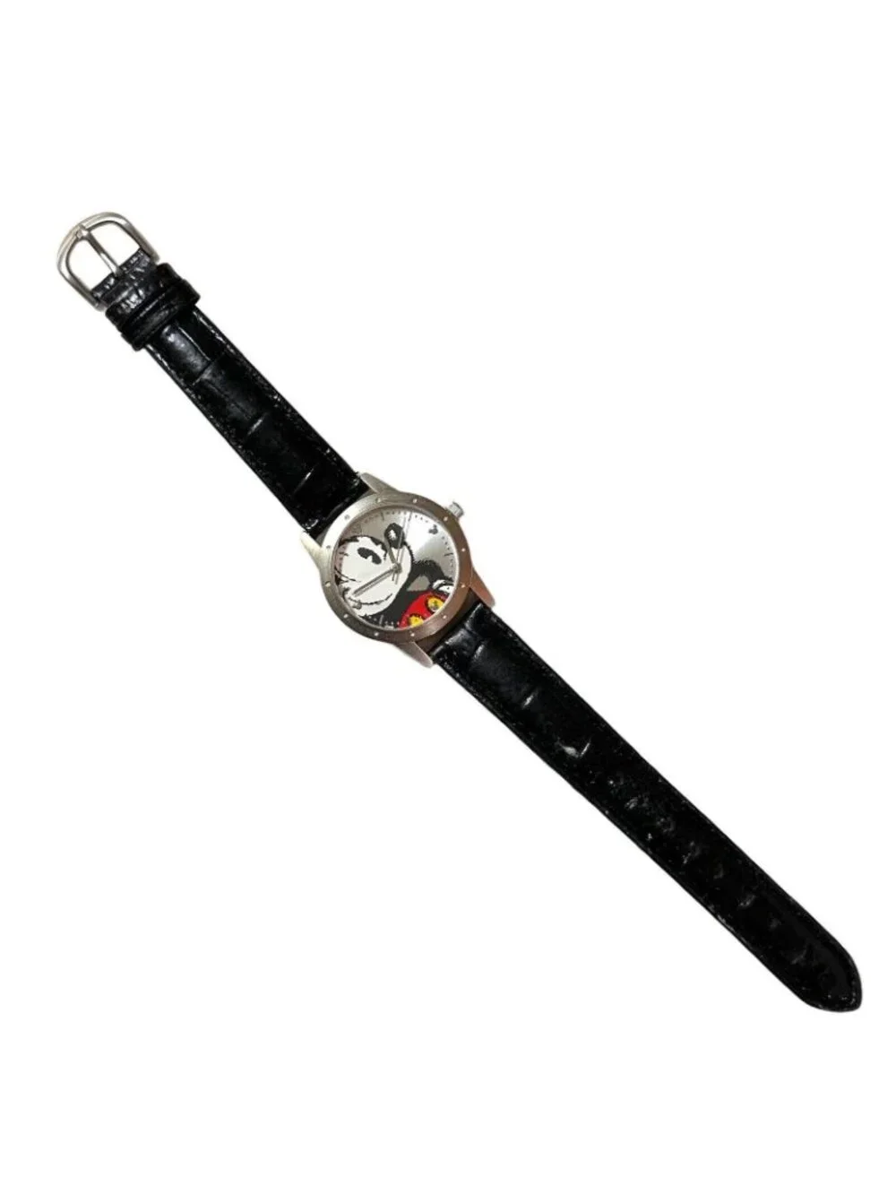 Disneyland Resort Limited Release Mickey Mouse Watch With Leather Strap Stainles